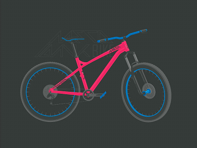 Metaminikbike bicycle commencal illustration meta mtb