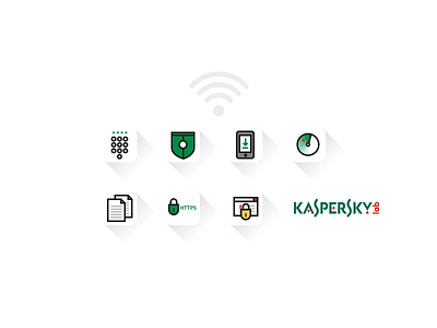 Protect your smartphone icon kaspersky safety smartphone wi fi