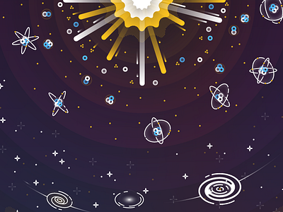 Big Bang big bang galaxy illustration infographic space universe