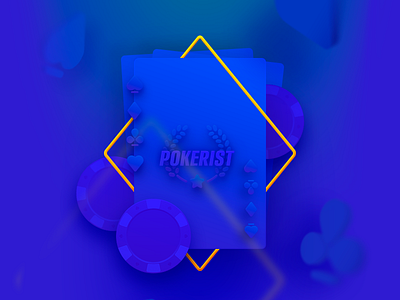 Pokerist cards chips clubs concept design diamonds game hearts poker spades