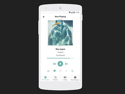 Daily UI 009 - Music Player 009 app dailyui design digital music player ui ux