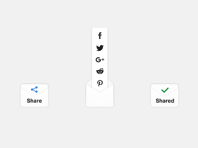Daily UI 010 - Social Share Button