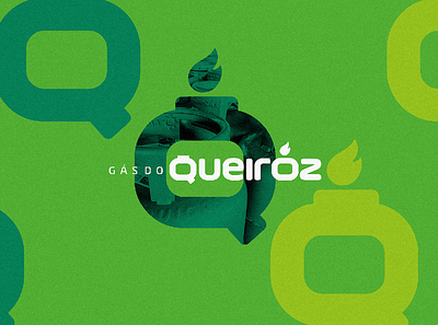 Gás do Queiroz branding design graphic identity logo