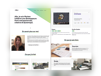 My portfolio redesign version 3 design flatdesign htmlcss portfolio website