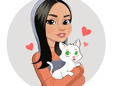 character girl animation character character animation character concept character creation design game game app icon illustration illustrator logo sticker design telegram vector بازی طراحی لوجو لوگو گیم