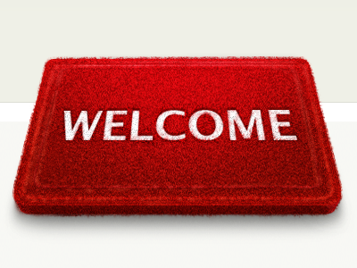 Welcome Doormat activecollab doormat illustration mat photoshop rug welcome