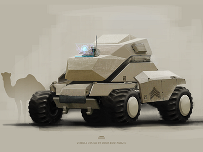 Concept Vehicle art concept denis desert design game art gaming illustration military sand tank vehicle