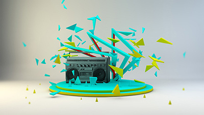 DANCE TO THE RADIO 3d explode radio