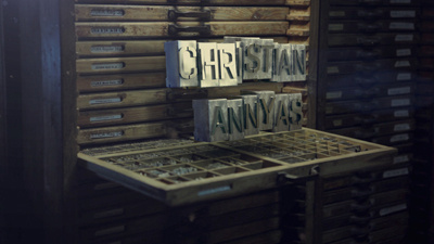 CHRISTIAN ANNYAS TYPES 3d christian annyas integration types typogrphy