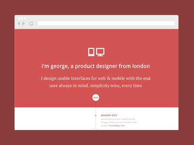 2013 Portfolio design designer george gliddon icons london portfolio product timeline