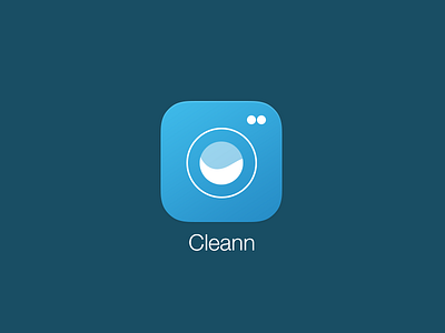 Cleann iOS7 Icon blue buttons clean georgegliddon icon ios7 salmonencrute spin wash washing