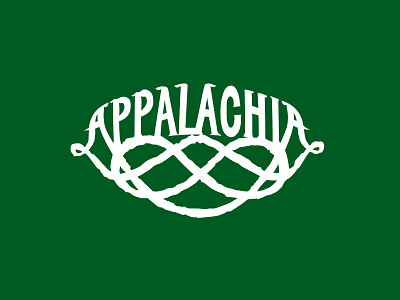 Appalachia wordmark illustration vector