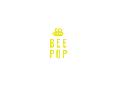 BeePop art brand branding clean design flat graphic design icon identity illustration illustrator lettering logo minimal type typography vector