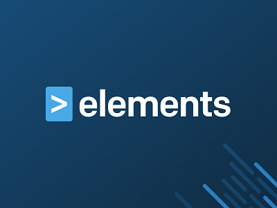 Elements - Logo and Brand app framework brand branding branding and identity branding and logo build code development elements fast install logo logo design terminal web apps web dev