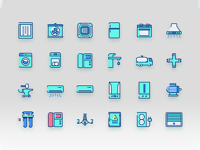 Home Services App Icon Design color design flat icon illustration iran lineart muslim vector