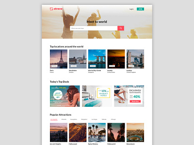 strave home home home page landing landing page latest product product design travel travel app trend