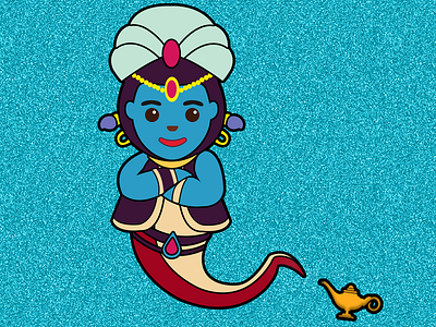 Genie Character cartoon character chatacter game