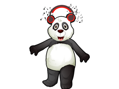 Pannda With Music best quality cartoon character panda cartoon
