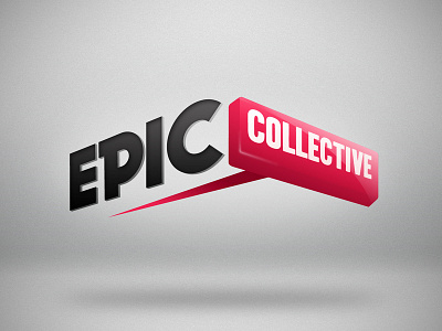 Epic Collective Logo branding identity logo type typography