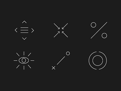 Abstract icons set