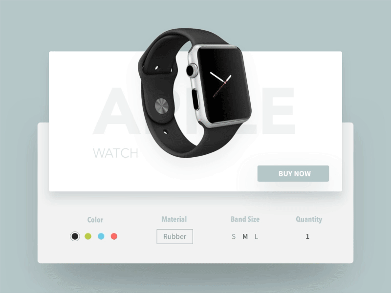 Customize Product apple customize dailyui prodcut watch