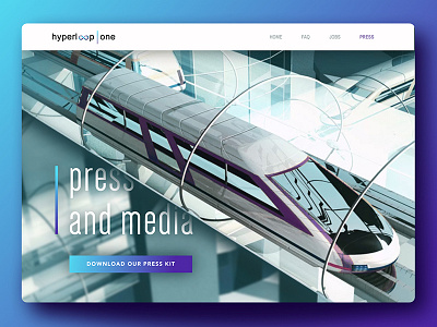 Press page dailyui hyperloop press
