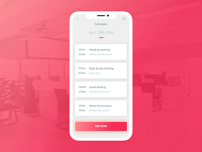 Schedule dailyui schedule