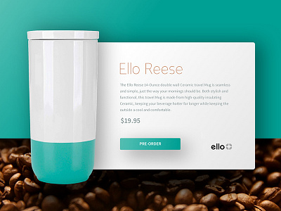 Pre-Order Product coffee dailyui mug order