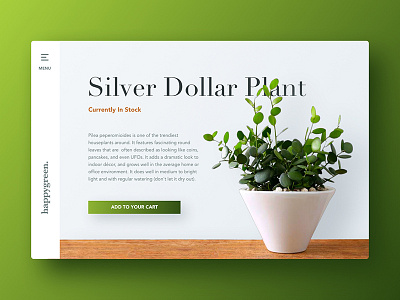 Currently In Stock dailyui plant stock