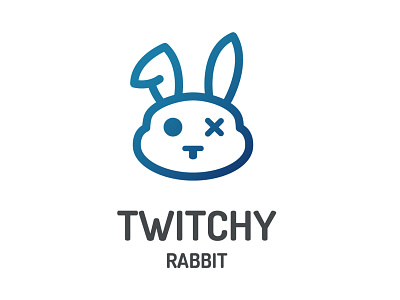 Twitchy Rabbit logo thirtylogoschallenge twitchy rabbit