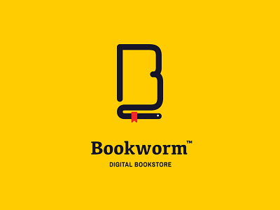 Bookworm bookstore bookworm logos thirtylogoschallenge