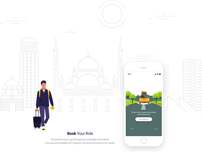 Book your ride app adobe xd book cab desgin illustrator ride taxi app travel ui ux design