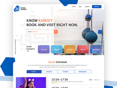 Know Kuwait creative design design flat freelance design kuwait ui ux web web design webdesign website