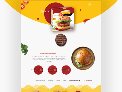 Sham Sham branding burger design flat restaurant shop ui web