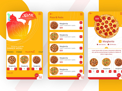 Food app app application branding creative design design designs flat redesign restaurant shop ui ux web