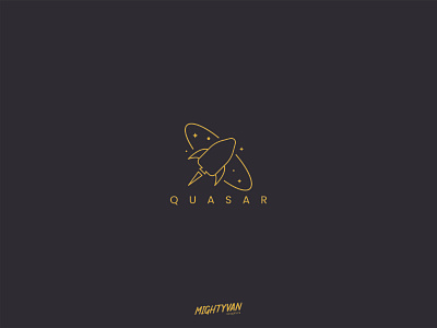 Quasar Logo dailylogodesign logodesign