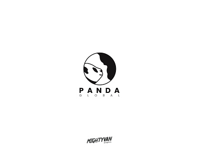 Panda Global Logo Design dailylogochallenge logodesign