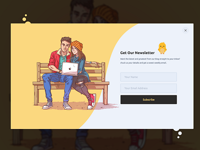 Subscribe Pop Up colors design form photoshop popup ui ux web