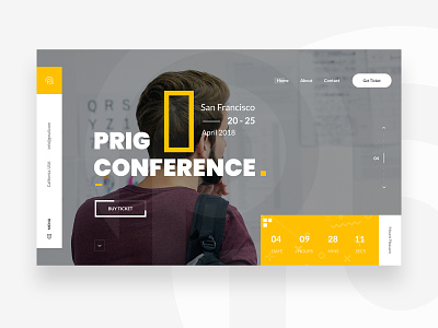 Prig Conference :: Slider app application desktop attachment graph statistic chart account task clean minimal white client conversation mail customer user ui dashboard admin email gmail message chat messenger page search setting profile support template ux web website webpage website