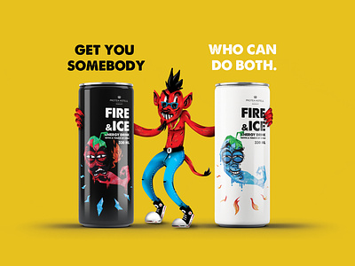 Protea Fire & Ice! energy drink can design 03 - Chilli Totem