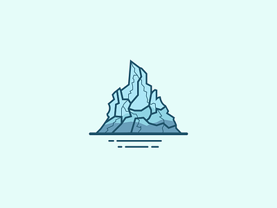 100 Days of Mounticons day 36 100days iceberg icon mountain mounticons