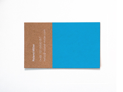 My new card business card corporate design eco friendly pantone sustainable uv printing