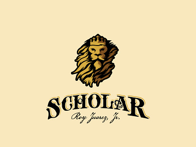 Scholar - clothing brand apparel brand crown lion strong