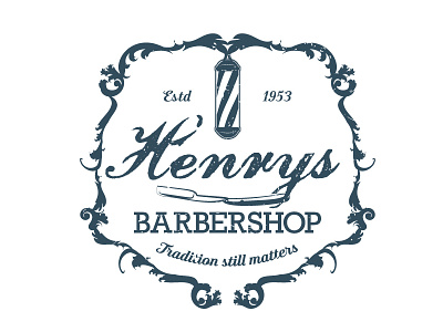 Henrys Barbershop barber old style vintage