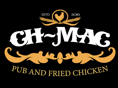 Ch Mag chicken food fried pub retro