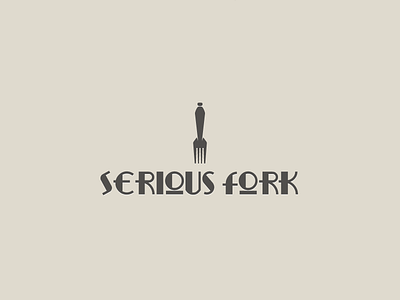 Serious Fork fork minimal restaurant simple