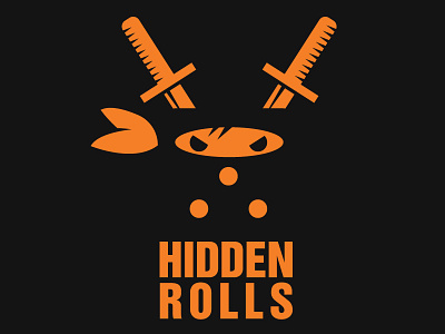 Hidden Rolls board games dice games hidden negative space ninja rolls