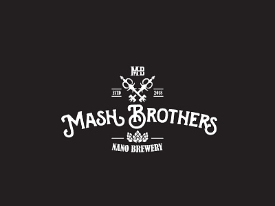 Mash Brothers beer brewery custom hops keys mash vintage