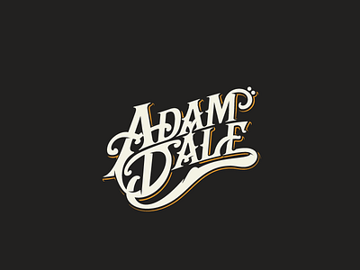 Adam Dale arts custom hand lettering music musician song writer