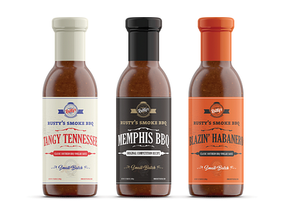 Some Label Designs For Sauces barbeque bbq custom food label design meat sauces